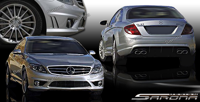 Custom Mercedes CL  Coupe Body Kit (2007 - 2009) - $1900.00 (Manufacturer Sarona, Part #MB-056-KT)
